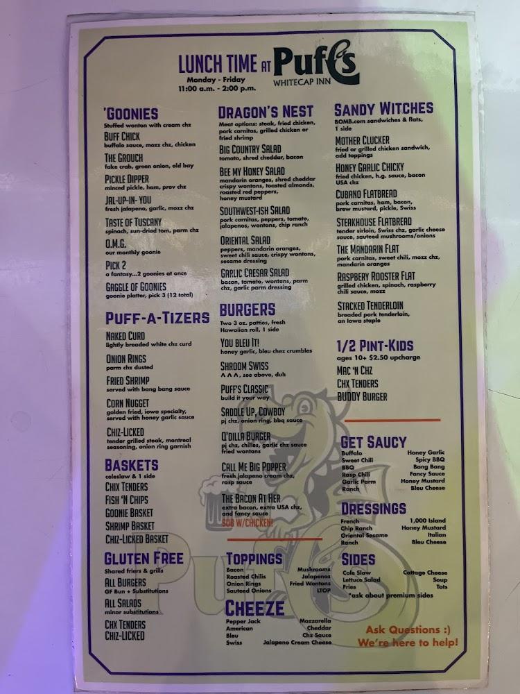 Puff's Menu image 2