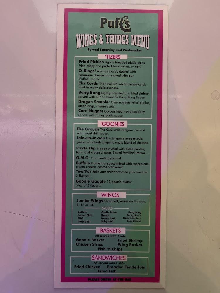 Puff's Menu image 3